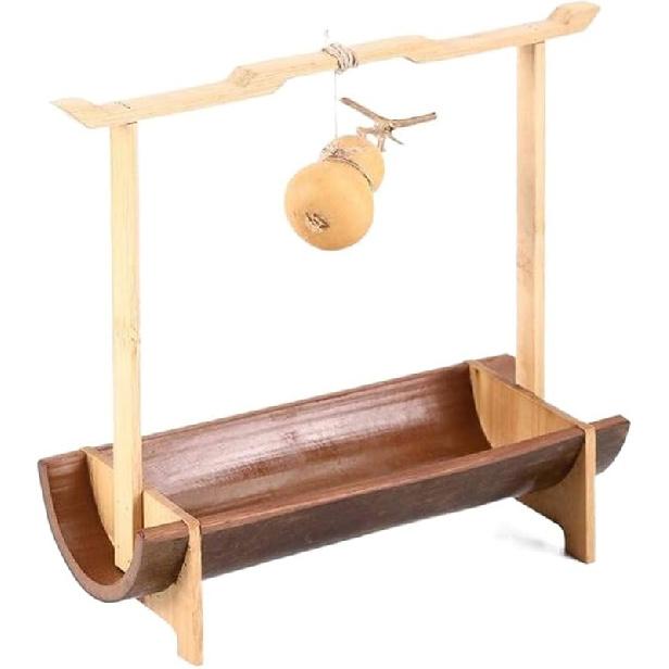 FARZI Portable Bamboo Cabas Gift Box Bamboo Portable Snack Basket Desktop Tea Box Dried Fruit Tray Storage Fruit Snack Basket