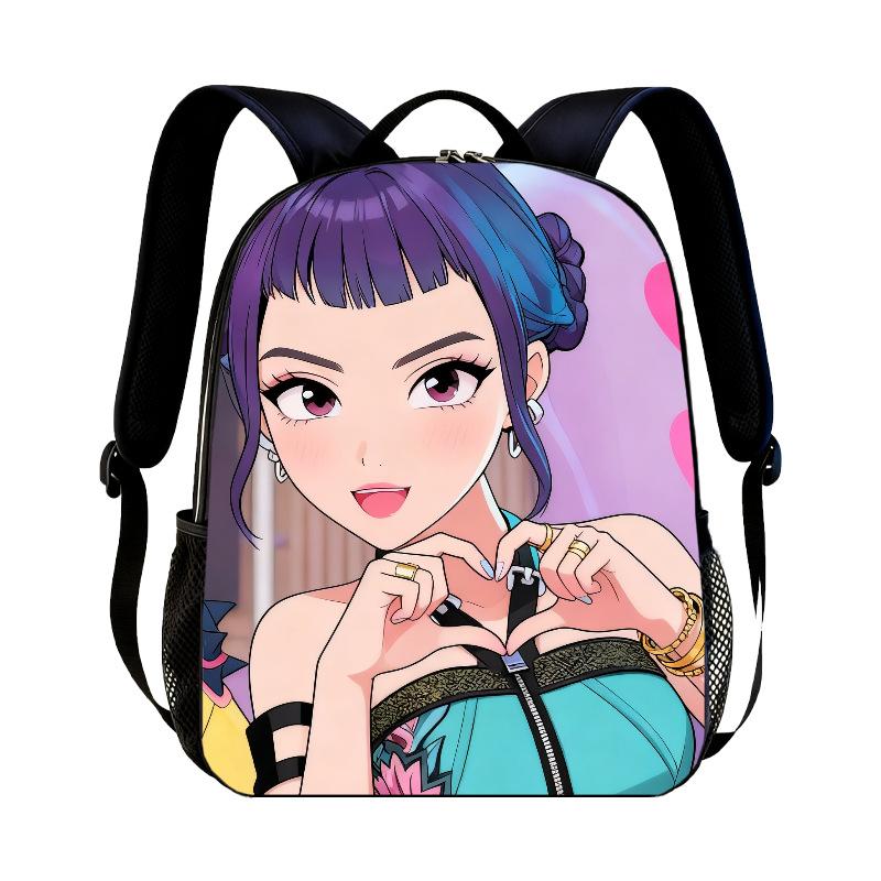 KPop Demon Hunters Cartoon Peripheral Backpack for Students Boys Girls Bags Teens Daily Backpack Travel Rucksacks Daily
