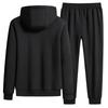 Plus Size Winter Men Sweat Suits Fleece Sportwear Suit Zipper Jacket+pants Warm Sports Sets Oversized Thick Hoodie Tracksuit