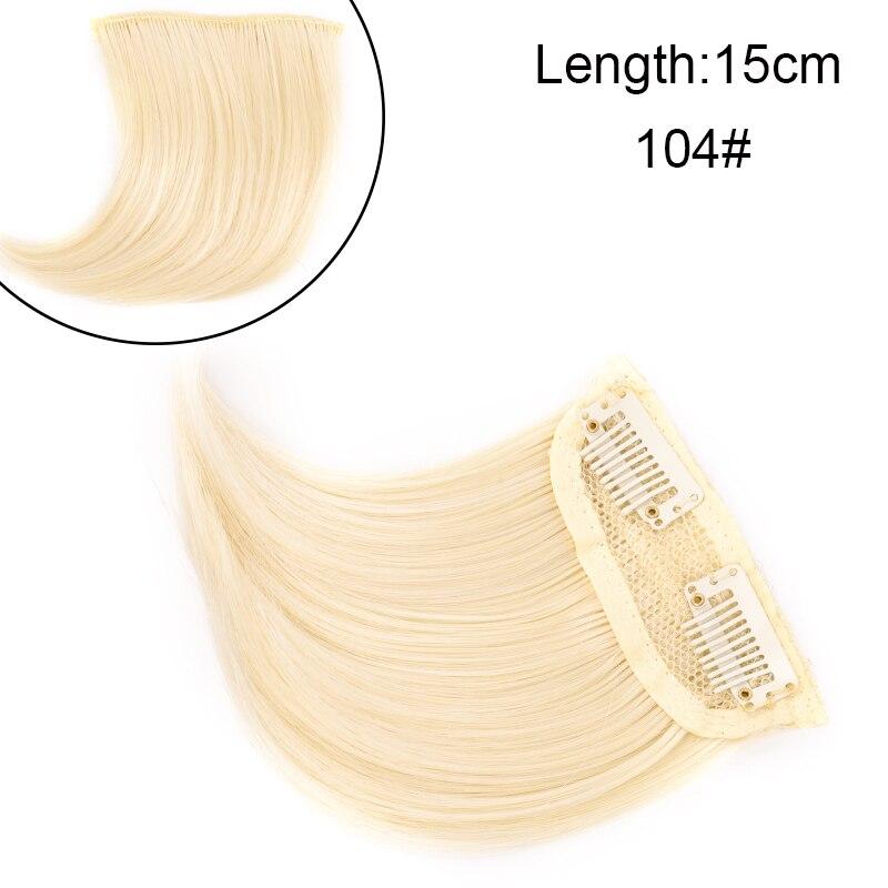 QIANAO One Piece Hair Pads Board Seamless Top Ivisiblity Clips In Piece Thickened Hair Root Pad High Synthetic Hair Straight Hair