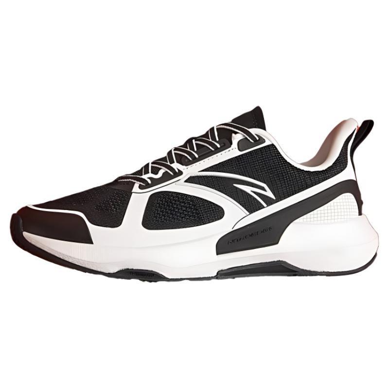 New Anta Anti Slip Wear Resistant Low Top Training Shoes Women's Black White 122347782-1