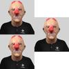 Scary Red Nose Clown Latex Mask For Halloween Party Costume Fun And Festivities