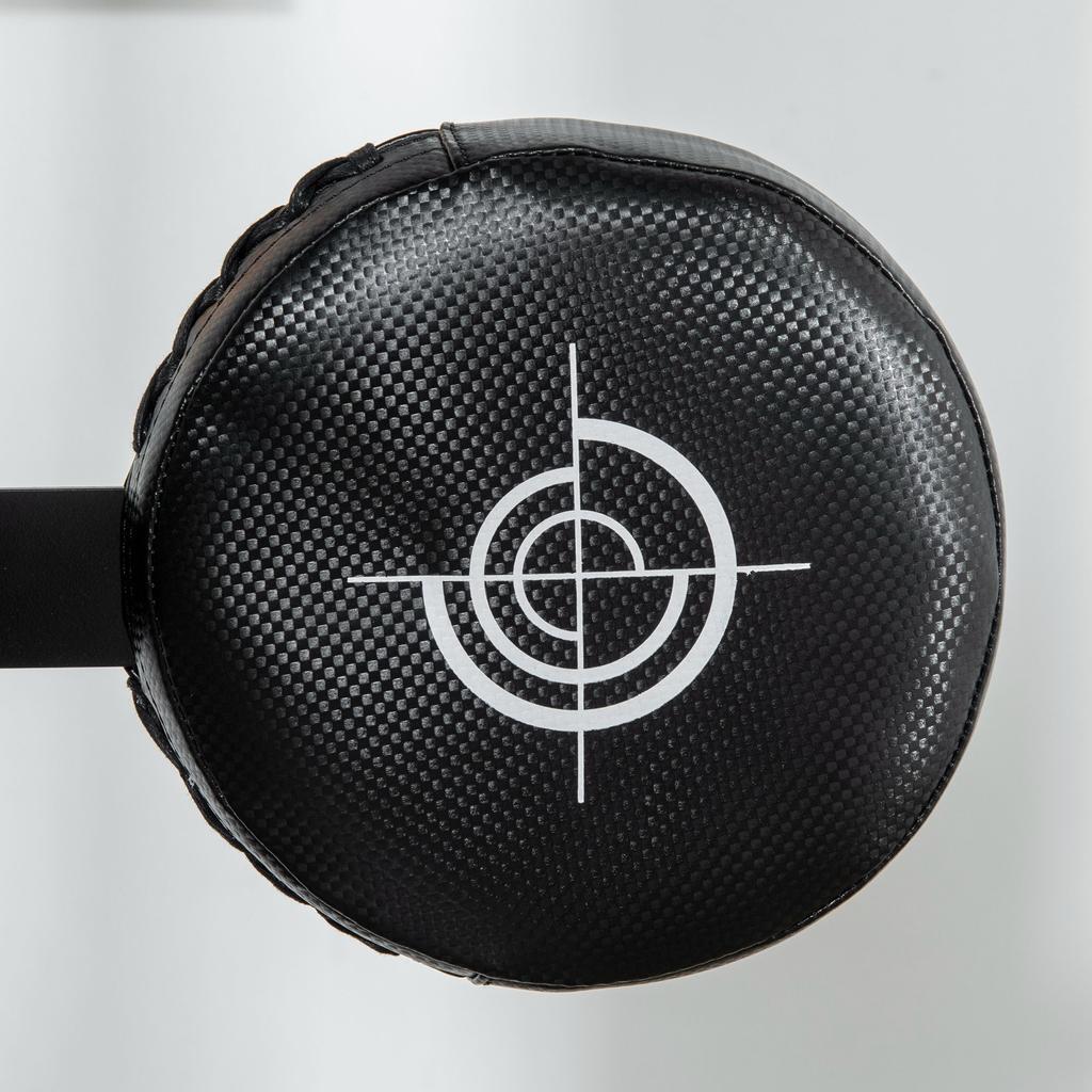 Saco de Velocidad Ajustable, Saco de Boxeo, con Soporte, Barra de Reflejos, Protector de Golpeo, Negro