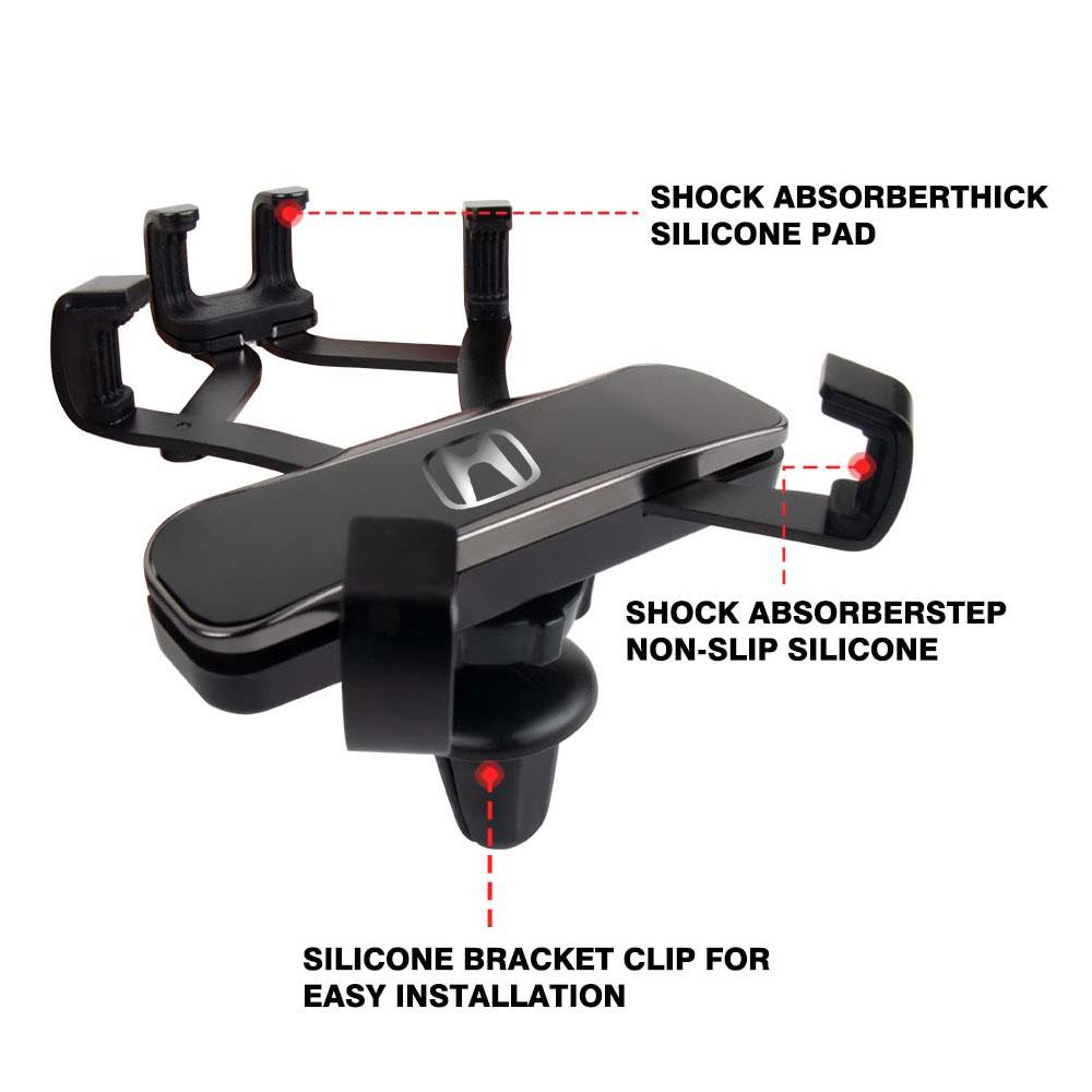YCGF2 Gravity Car Air Vent Clip Mount Cell Phone Holder GPS Support Bracket For Honda Mugen Typer ACCORD Avancier Airwave Civic FK8