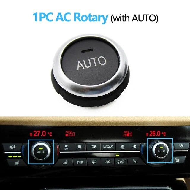 11/12/14pcs Dashboard Air Conditioner AC Button Heater Switch Cover For BMW 5 6 7 Series X5 X6 F10 F18 F06 F12 F01 F02 F15 F16