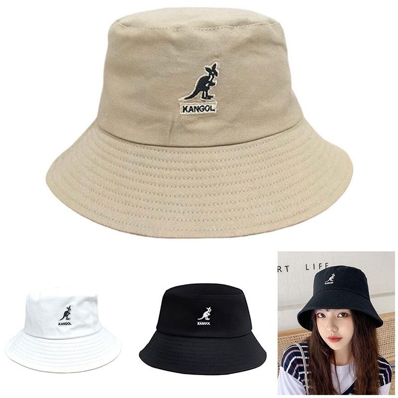 Klassischer Kangol Bermuda Gewaschener Fischerhut Herren Damen Baumwolle Flaches Oberteil Modische Kopfbedeckung