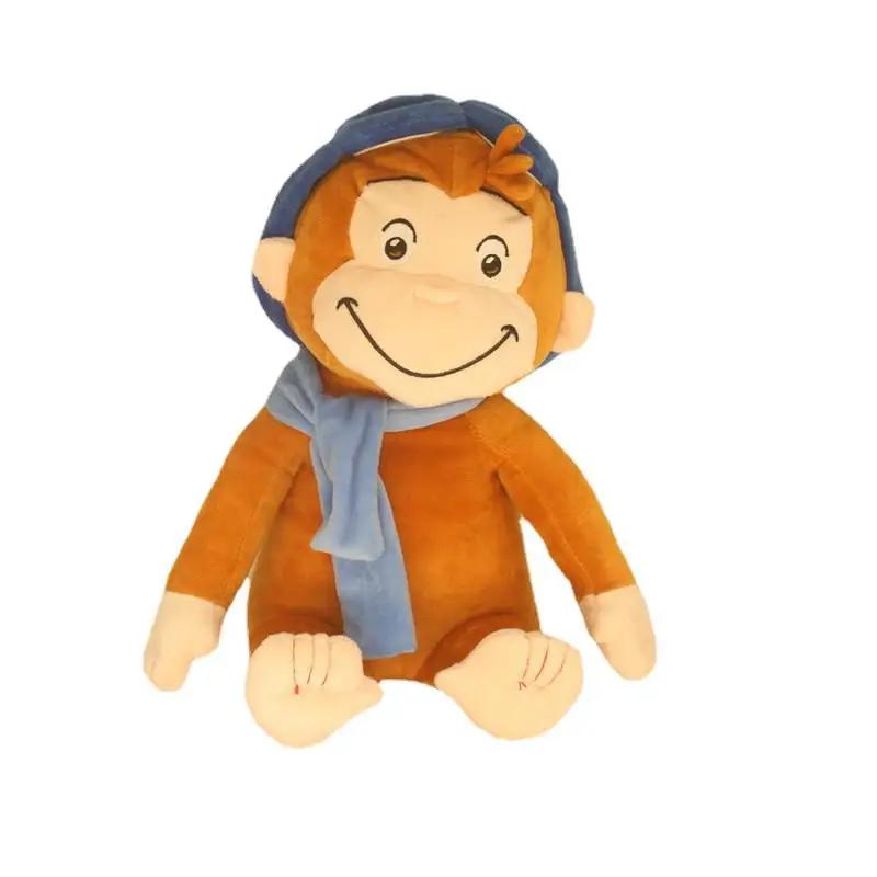 Curious Monkey George Monkey Cute Plush Toy Doll