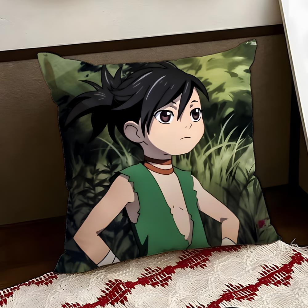 Cartoon DDororo Cushion Cover Reversible Soft Durable Pillow Cover Home Car MultiScene Use for Daily Comfort