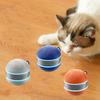 USB Rechargeable Interactive Cat Toy Ball Rotating Anti-Depression Cat Interactive Ball with Tail Bite Resistant