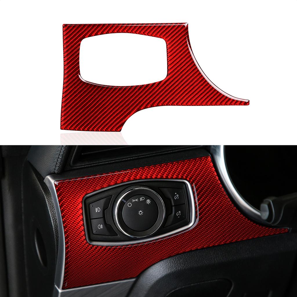 Accessoires Intérieurs Autocollants Tableau Bord En Fiber Carbone