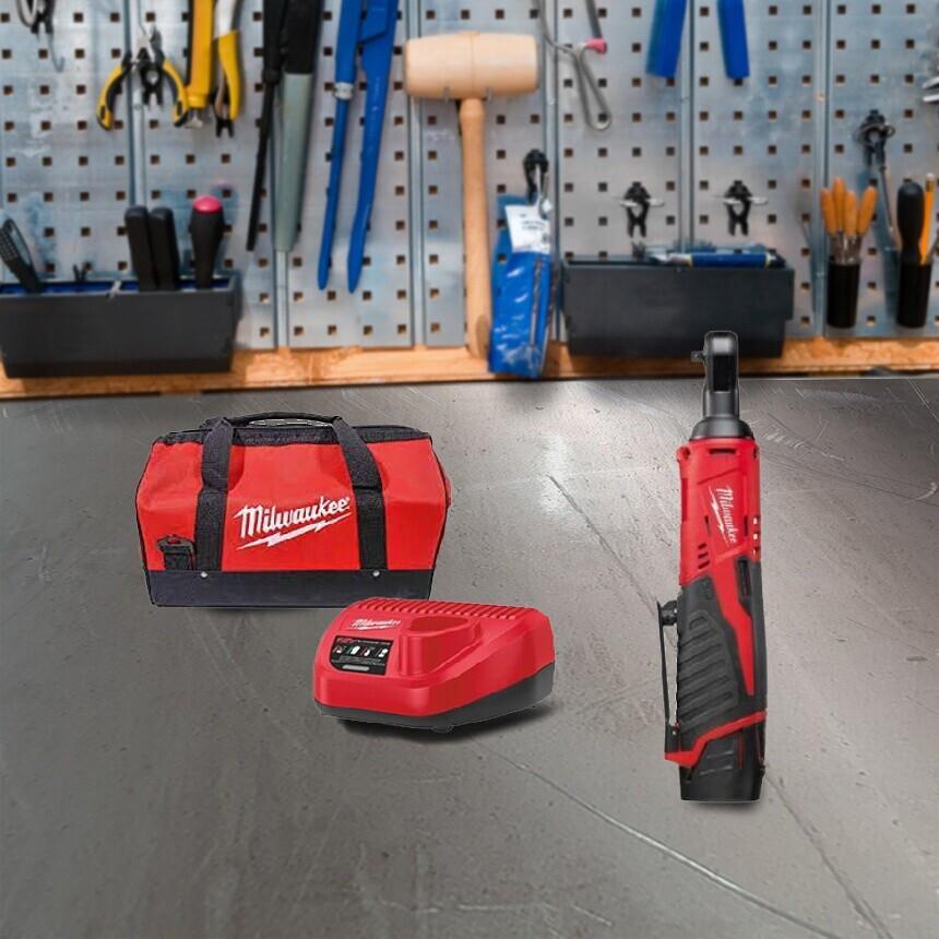 Трещоточный ключ Milwaukee M12 IR 1/4"