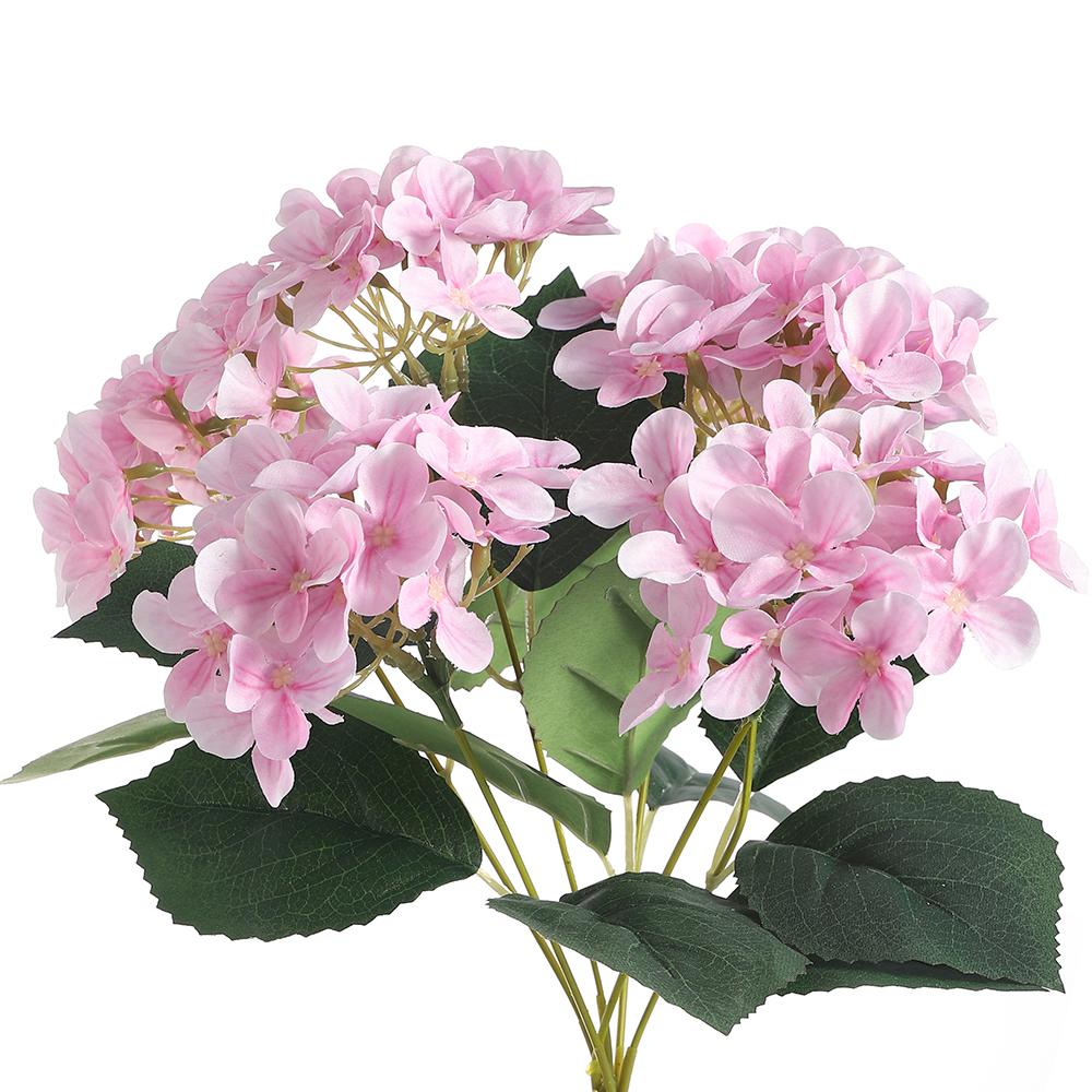 1 Stück Hortensie Künstliche Blumenstrauß 39CM Kunstblume für Heimdeko Garten Hochzeitsdekoration Party DIY Blumenarrangement