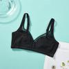 Sexy Mesh Underwear Women's Thin Anti-Sag No Steel Ring Bra