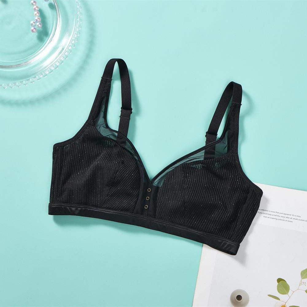 Sexy Mesh Underwear Women's Thin Anti-Sag No Steel Ring Bra
