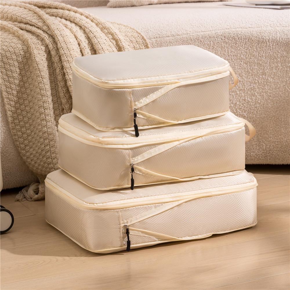 Travel Storage Set With Compression Bags For Clothes And Shoes For Efficient Packing