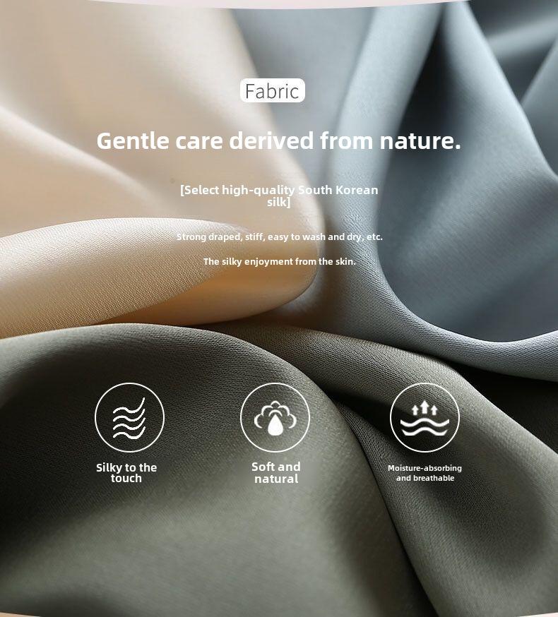 Dámské těžké saténové tílko s výstřihem do V - Vysoce kvalitní imitace hedvábí Všestranná podšívka obleku