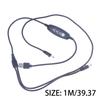 USB Regulátor rychlosti ventilátoru Adaptér konektoru Ventilátorový regulátor Nový 3stupňový nastavení síly větru Kabel pro chladicí oblečení