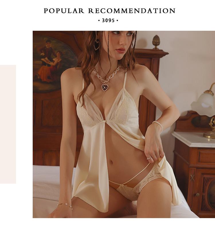 Enchanting Sheer Camisole Nightgown - Slimming & Alluring Homewear