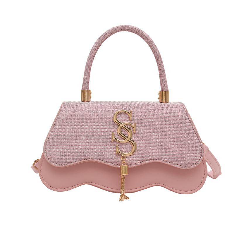 Trend Retro Small Bag Women's 2025 Spring New Fashion Casual Popular Messenger Bag Texture Portable Small Square Bag