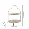 Cake Stand Light Luxury Dishwasher Dessert Holder for Afternoon Tea,
