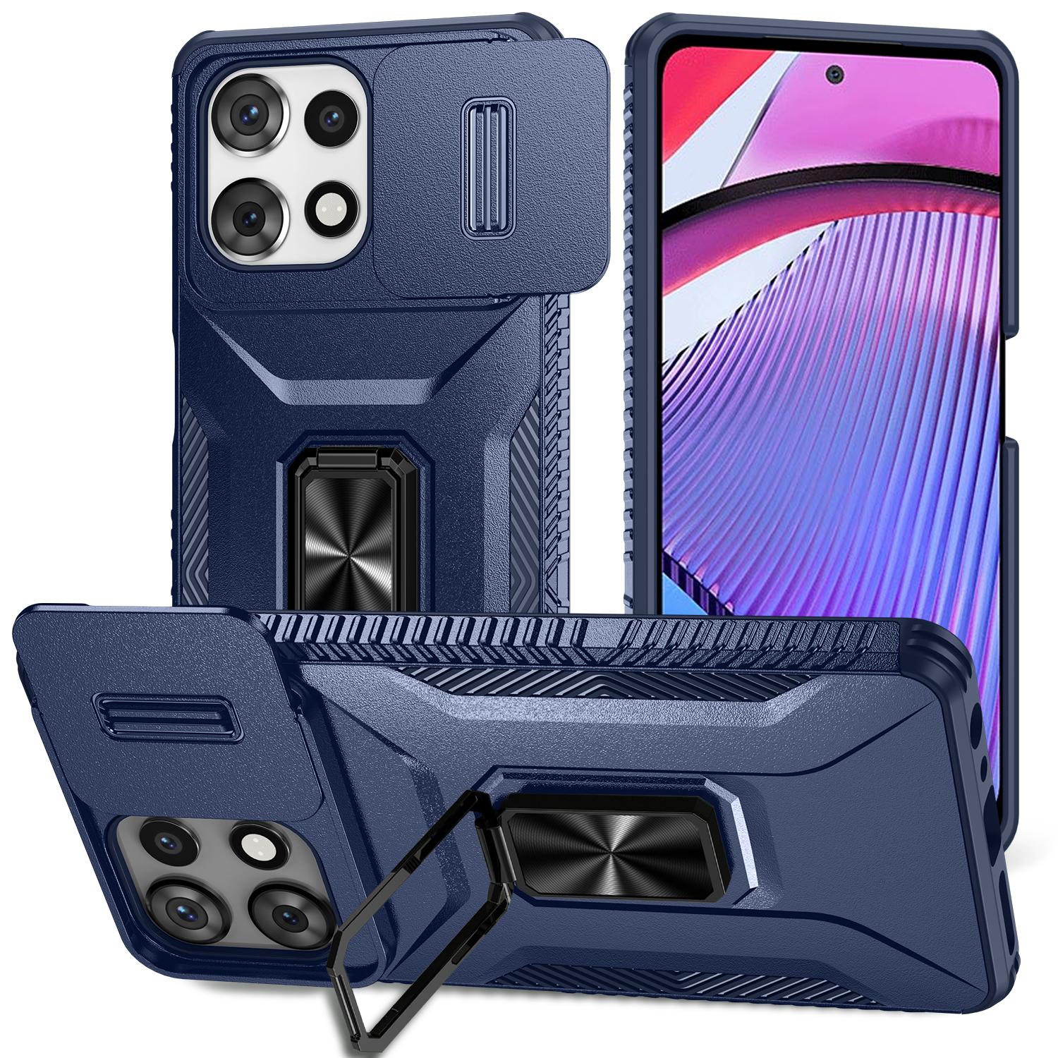 

For Motorola Moto G Power (2025)/G Play (2025) 5G Case Camshield Kickstand TPU + PC Anti-Slip Phone Cover G
