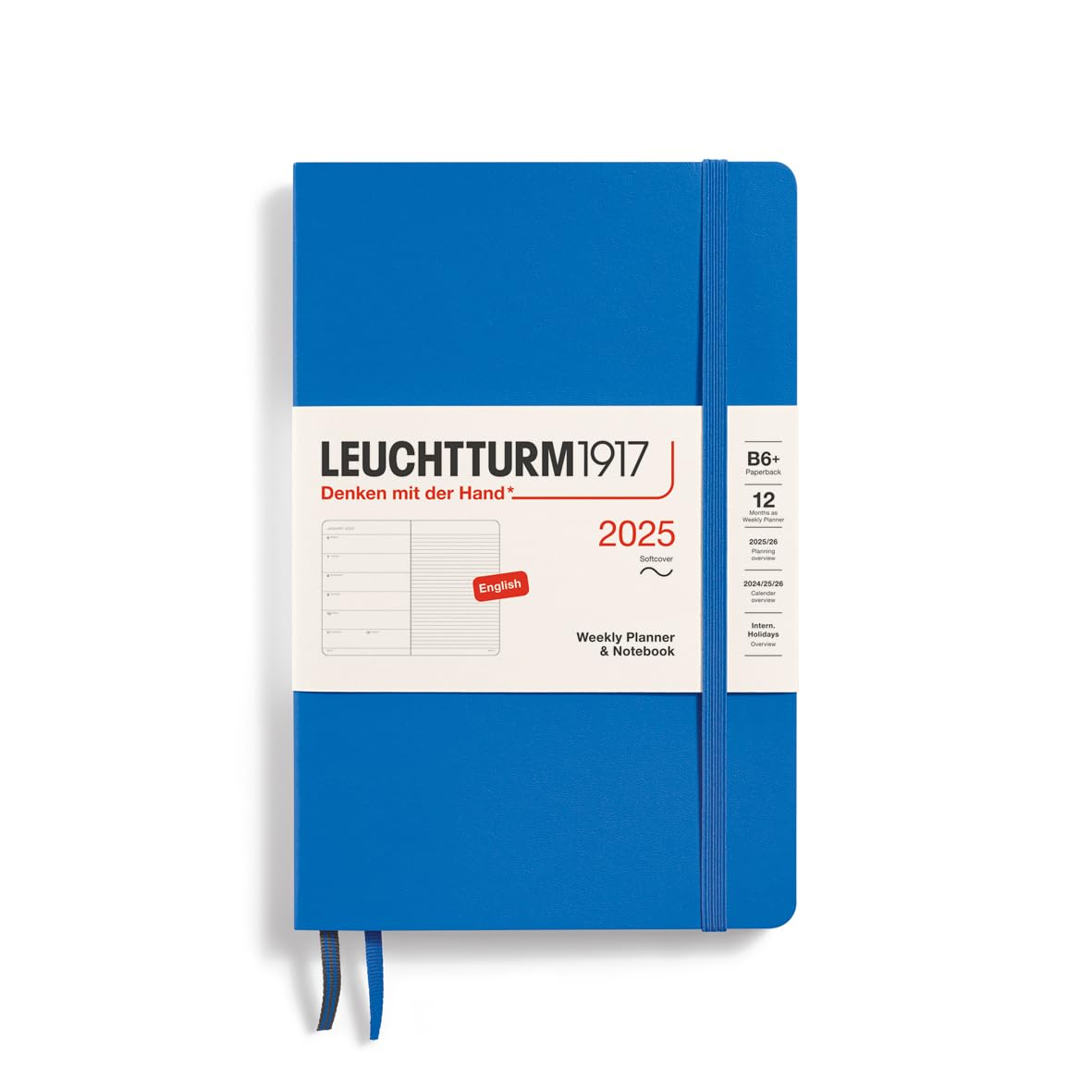 

Leuchtturm 2025 January Soft Official Import Planner, Start, B6, Weekly, Sky, 370658,
