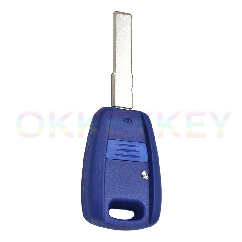 Ecusells 1 Button Remote Car Key Fob 433MHz with ID48 Chip for Fiat Doblo Albea Palio Punto 2005 2006 2007 2008 P/N: 71744151