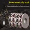 1Set With Hooks Artificial Fly Fishing Lure Set Anti-Rust With Throwing Aids Bionic Fly Fishing Bait Portable Angling Gear