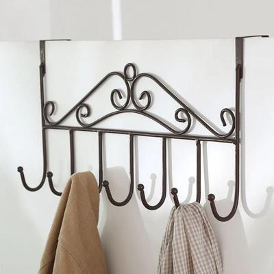 Anti-Rust Towel Hook Punch-free Coat Rack Bathroom Organizer Key Holder Clothes Hat Bag