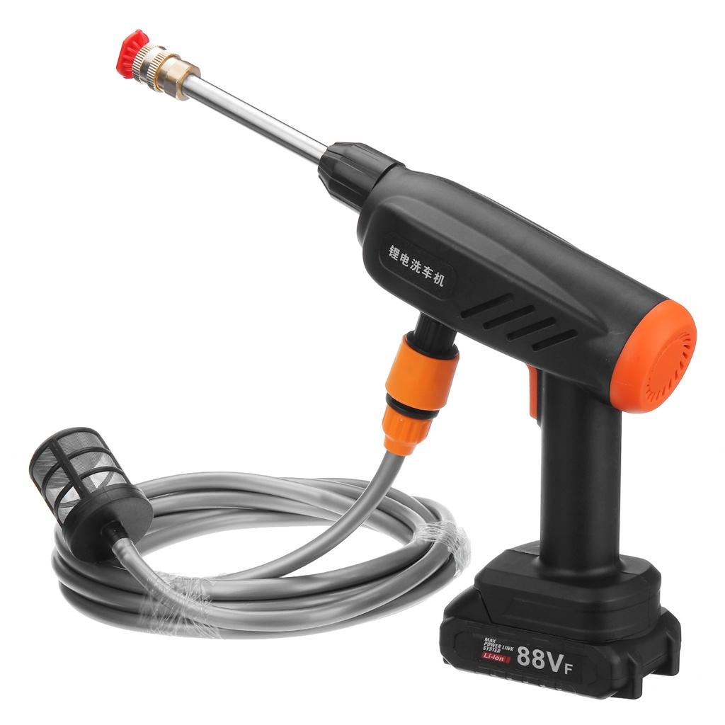65Bar 88VF 1500W Li-ion Battery Portable Water Cleaner For 18V Battery High Pressure Cordless Washer Car Wash Spray Guns