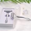 Manual Massage Roller Zinc Alloy Construction Muscle Relaxation Tool For Office Home Travel Ergonomic Grip Quiet