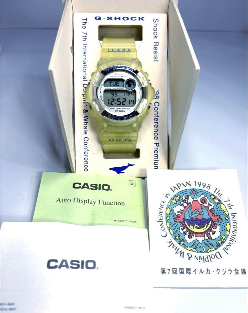 

[USED] Good condition CASIO G-SHOCK watch, made in 1998, from the 7th International Dolphin and Whale Conference