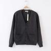 Japanischer Herbst/Winter V-Ausschnitt JK Cardigan: Pullover im Akademiker-Stil mit langen Ärmeln
