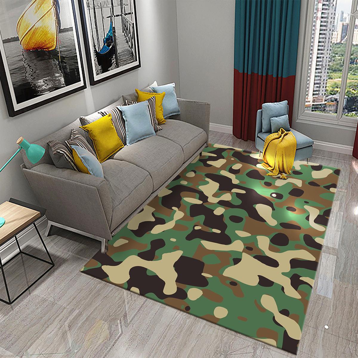 

Нескользящий коврик для ванной комнаты, дверной коврик, входной коврик, декоративный коврик для гостиной, спальни, цветной камуфляжный коврик 40x60cm