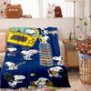 New Comic-Themed Snoopy Flannel Blanket — Ultra-Soft, Warm, and Plush Throw — Perfect for Home, Bedroom, Bed, Sofa, and Travel