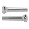 2 stk Dørlåsknapp Pin Sølv For Gammel Chevrolet Buick Pontiac 1971-1988 IN6728Z