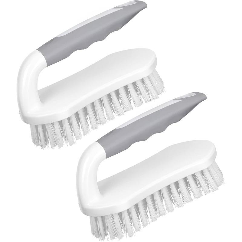 1PC washing brush, strong cleaning brush with hard bristles, suitable for cleaning brushes in showers, bathrooms, carpets, kitchens and bathtubs