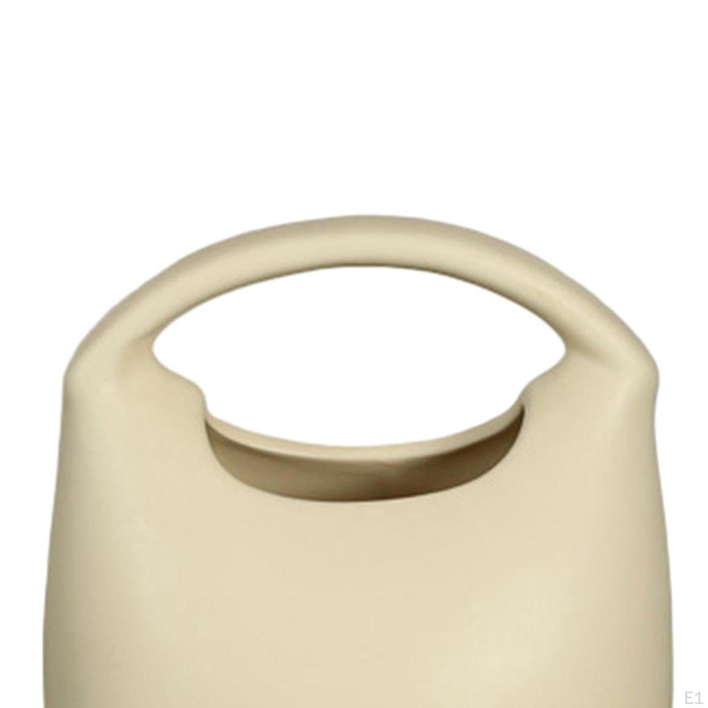 Bag Shaped Flower Vase Handbag Shape Ceramic Collection Floral Arrangement Home Decoration