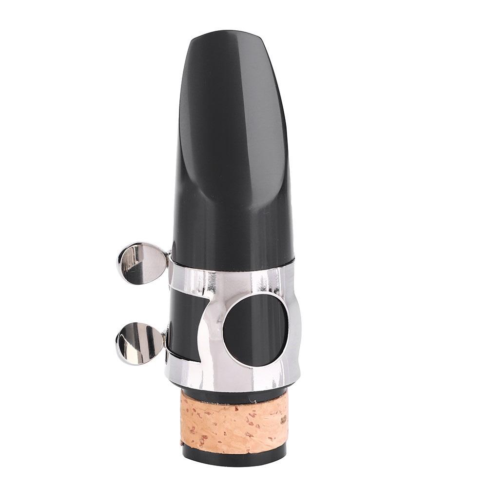 Clarinet, Black Saxophone Mouthpieces  Alto, Soprano, Tenor  Saxophone Mouthpieces with Caps Clamp-On Reeds