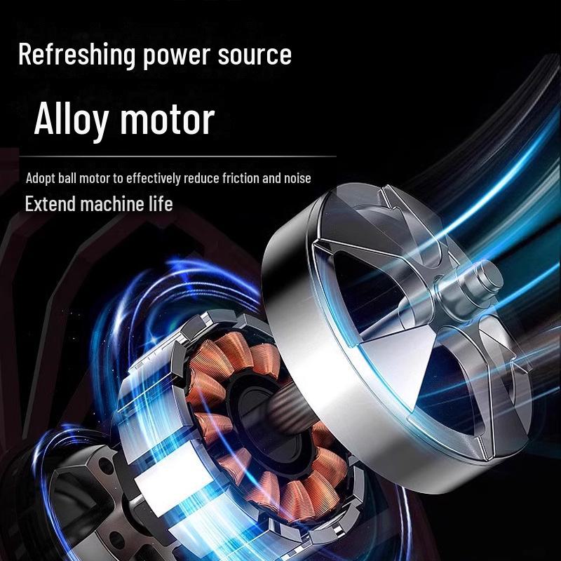 High-Power Portable Industrial Lithium Electric Fan for Home and Car