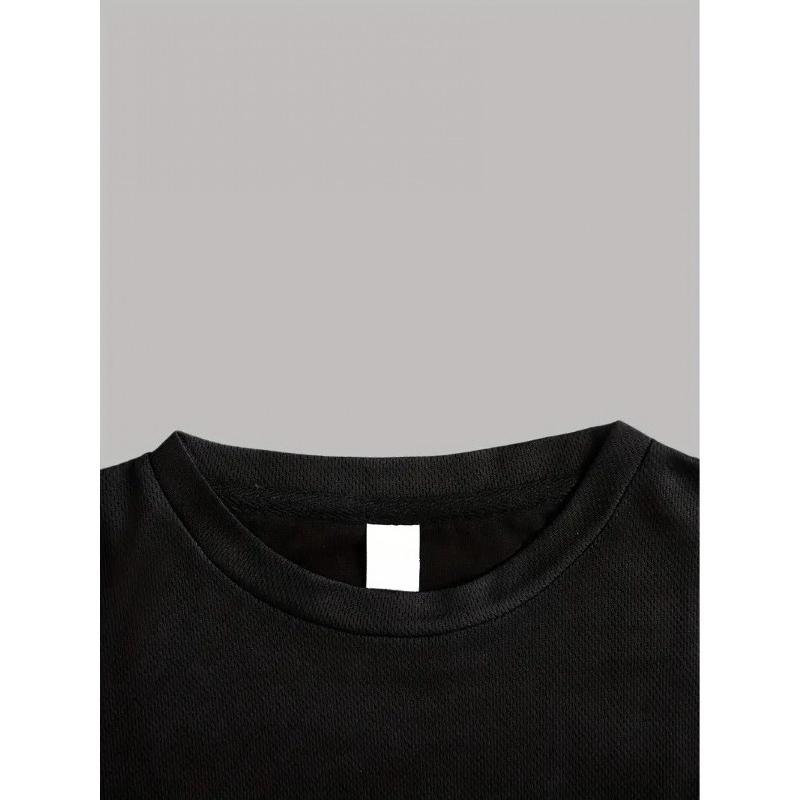 T-shirt da uomo alla moda, top sportivo, camicia casual traspirante a maniche corte con una stampa unica della vita di un pulcino