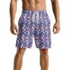 Creature Marine Europee e Americane Elementi Floreali Pantaloncini Casual da Uomo Pantaloni da Spiaggia