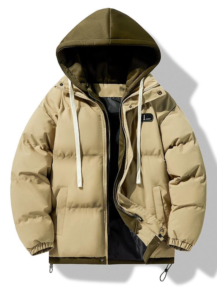 Clothing New Fleece Lined Parka Outdoor Warm Snow Men's Long Coat Parkas Clothes Fashion Men's Winter Hooded Jacket Puffer Parka