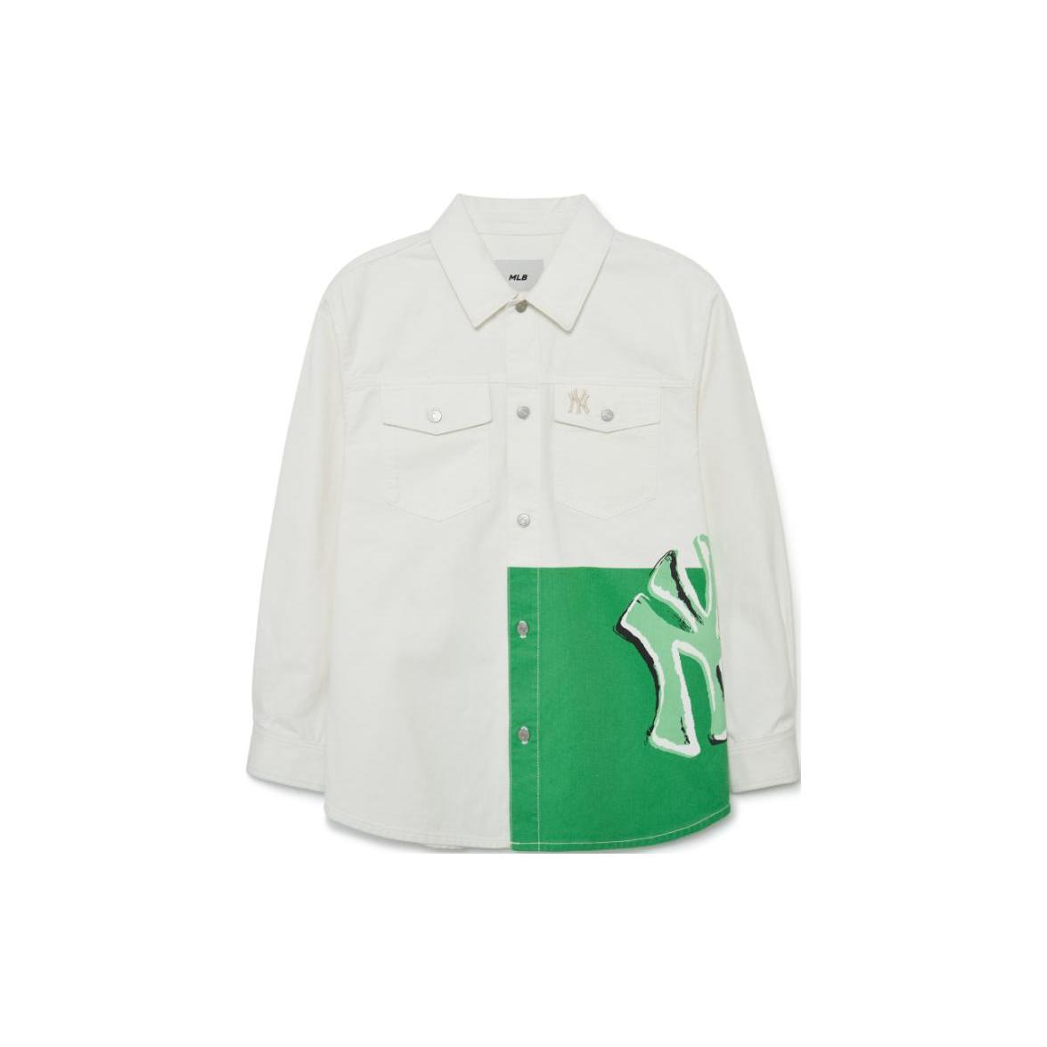 MLB Base Logo Shirts Men s White Lapel Moderate Other 3ADRL0131-50CRS M