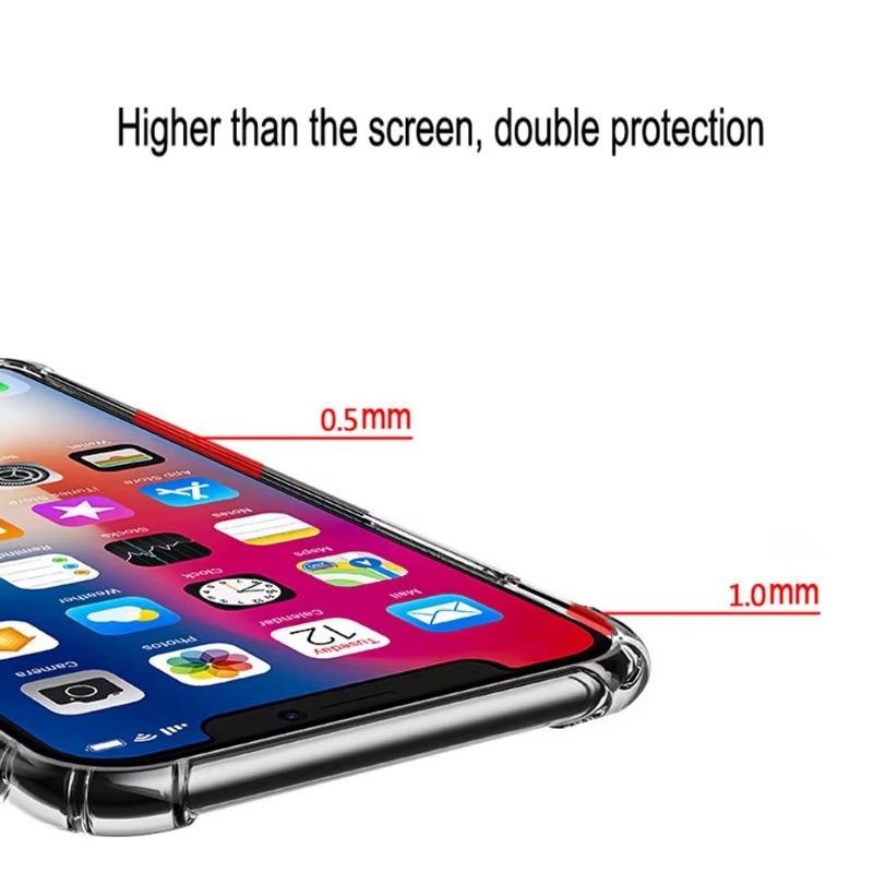 For Moto G86 G96 G56 Bumper Airbag Soft Silicone Back Case For Motorola G84 G54 Transparent TPU Bumper Shockproof Phone Cover