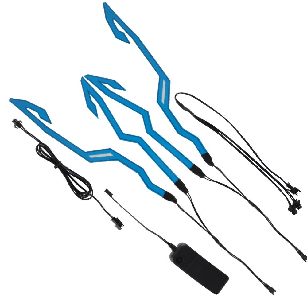 

Ночной свет Холодный свет Полоса Мотоциклетный шлем Светодиодный фонарь Водонепроницаемый велосипедный Предупреждающие огни Наклейка Мигалка Аксессуары для шлема Ремонт Blue