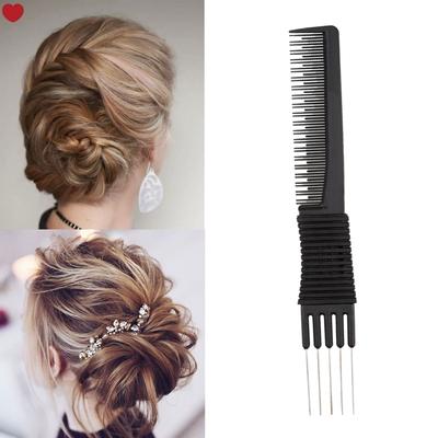 Salon Teasing Back Combs 7.4inches Length Easy To Clean for Travel Home Barber Shop Hairdressing Styling Tool