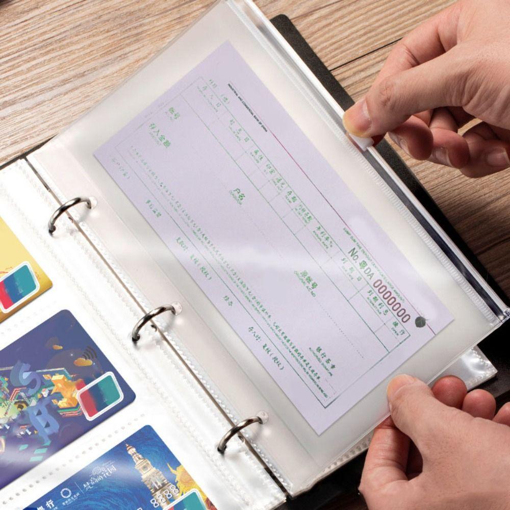 Loose-leaf Money Budget Binder Reusable Savings Challenges Notbook Bills Collection