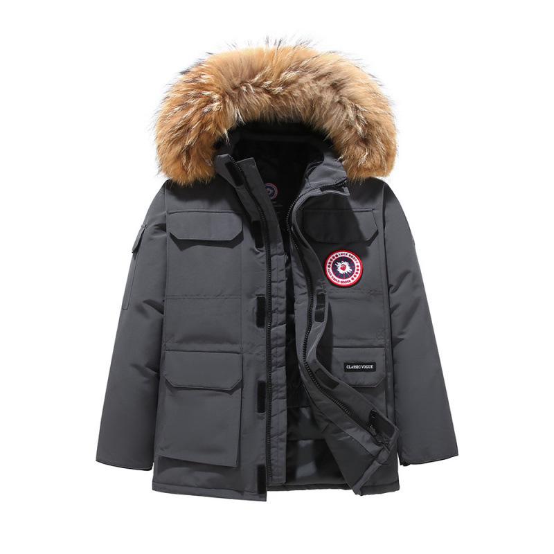 Unisex Extreme Cold Expedition Goose Down Parka - Winter Thickened Plus Size Coat