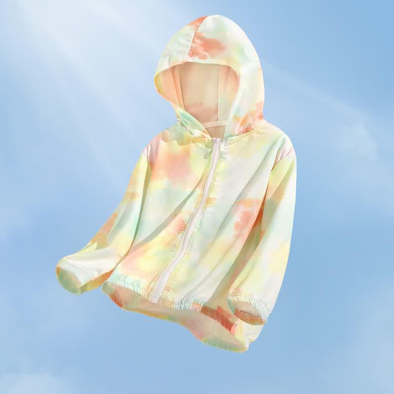 Xiaohu·Patty Girls' Patterned Summer Hooded Skin Jacket